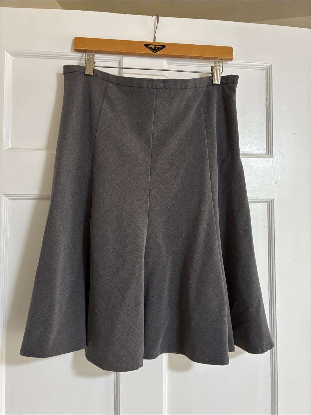 Tracy Evan’s Women's Gray A-Line Skirt Size 11